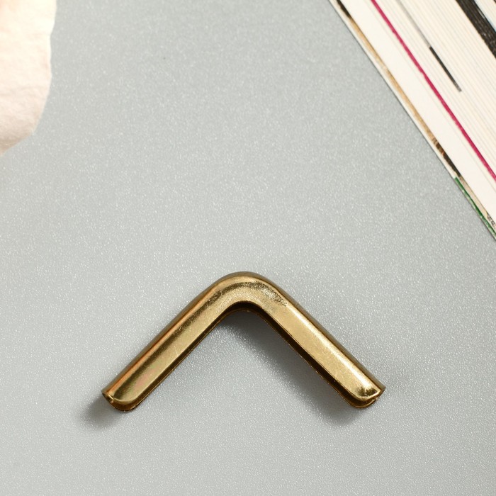 Защитный уголок для альбома металл золото 2,2х3х0,5 см