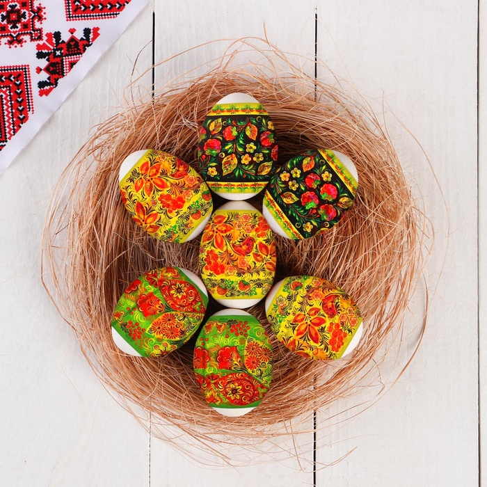 Пасхальная термоусадочная плёнка "Хохлома"