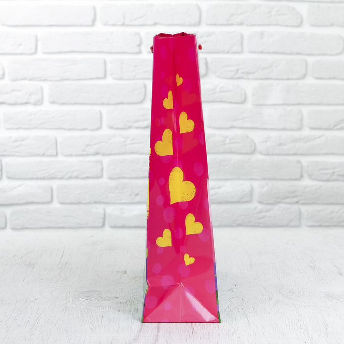 Пакет ламинат вертикальный СМЕШАРИКИ "Для самой красивой!", 31 х 40 х 11 см