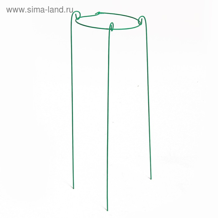 Кустодержатель, d = 20 см, h = 70 см, ножка d = 0.3 см, металл, зелёный, троеножка