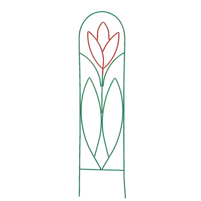 Шпалера, 194 х 47 х 1 см, металл, «Тюльпан-2»