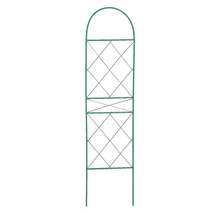 Шпалера, 165 х 39 х 1 см, металл, зелёная, «Ромб»