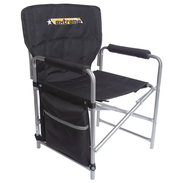 Кресло складное, размер 490х490х720 мм, цвет черный КС1