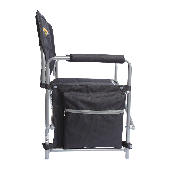 Кресло складное, размер 490х490х720 мм, цвет черный КС1