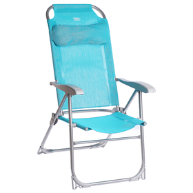 Кресло-шезлонг складное К2, 75 x 59 x 109 см, цвет бирюзовый Ош