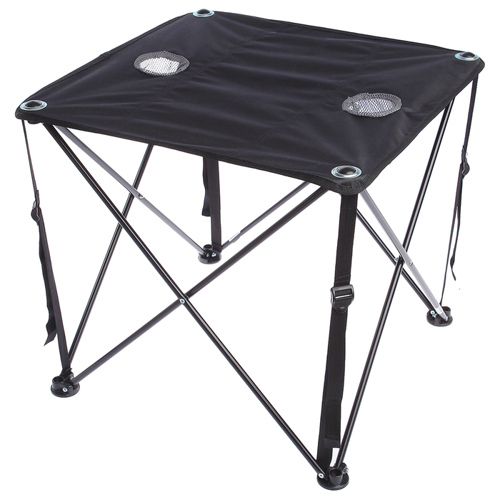 Стол походный складной,620х620х545мм, черный ПСТП