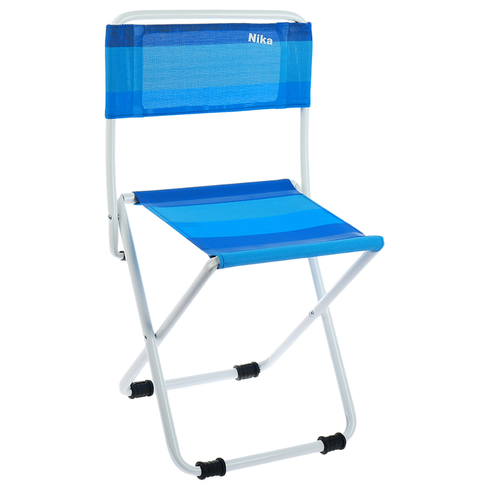Стул пляжный синий (сетка), 385х380х650мм П1