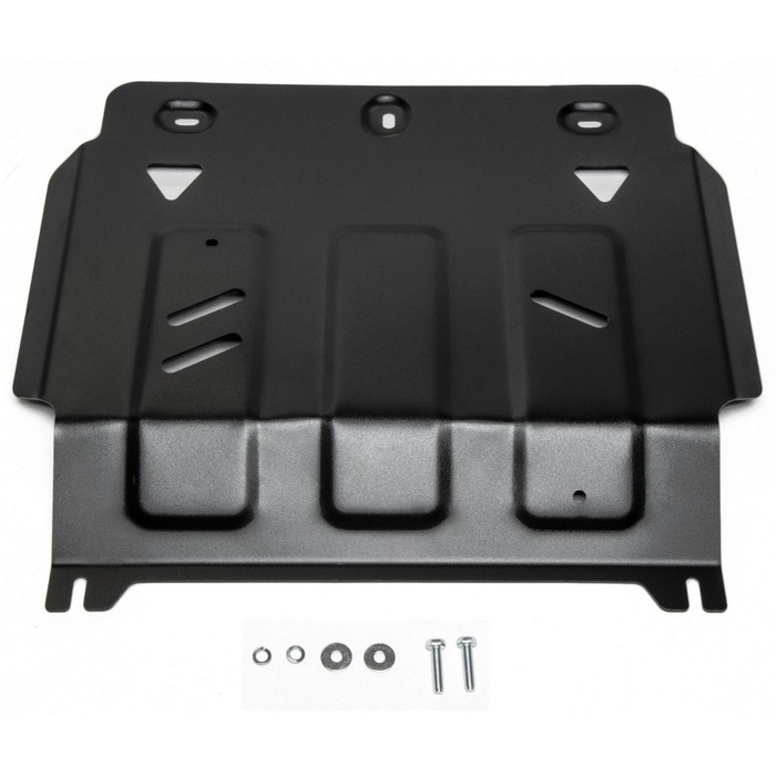 Защита АвтоБРОНЯ для картера Mitsubishi L200 V - 2.4d; 2,4d H.P. 2015-, сталь 2 мм, крепеж в комплекте, 111.04041.1