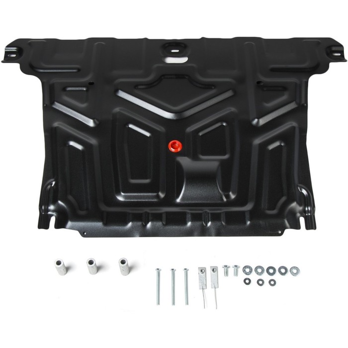 Защита картера и КПП АвтоБРОНЯ для Hyundai Creta (V - 1.6; 2.0) 2016-н.в., крепеж в комплекте, сталь, 2 мм, 111.02366.1