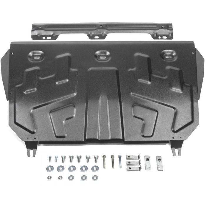 Защита АвтоБРОНЯ для картера и КПП Mazda CX-5 V - 2.0; 2.5 2011-2015, сталь 2 мм, крепеж в комплекте, 111.03823.1