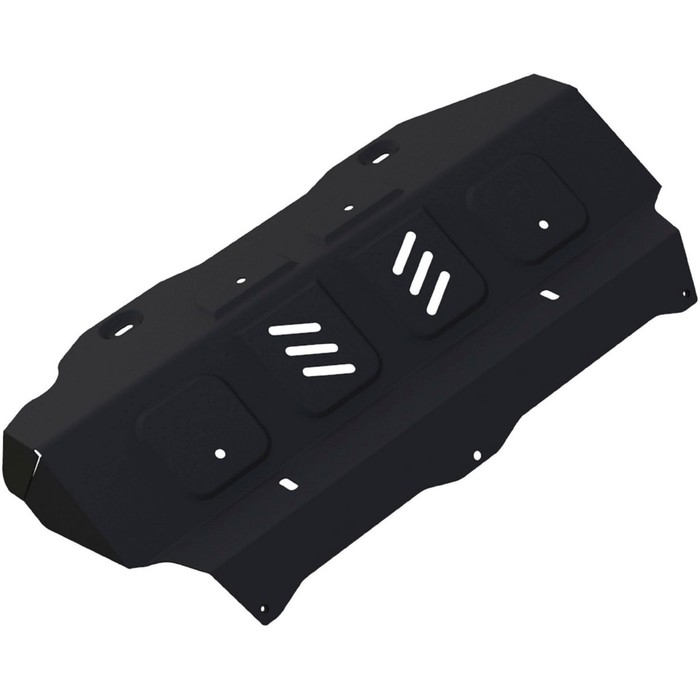 Защита радиатора и картера АвтоБРОНЯ (часть 1) для Toyota Fortuner (V - 2.8d; 2.7 / 4WD) 2017-н.в., штатный крепеж, сталь, 2 мм, 1.09501.1