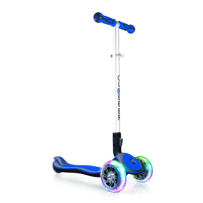 Самокат "Globber" ELITE SL (свет.колеса), синий