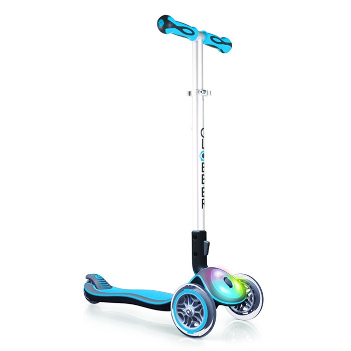 Самокат "Globber" ELITE F (свет. платформа), голубой