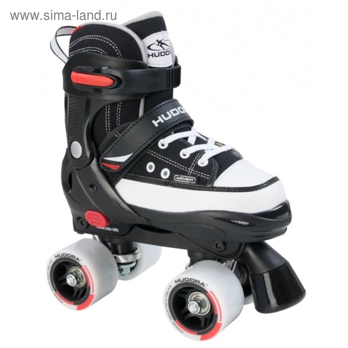 фото Роликовые коньки hudora rollschuh roller skate, цвет черный, 32-35