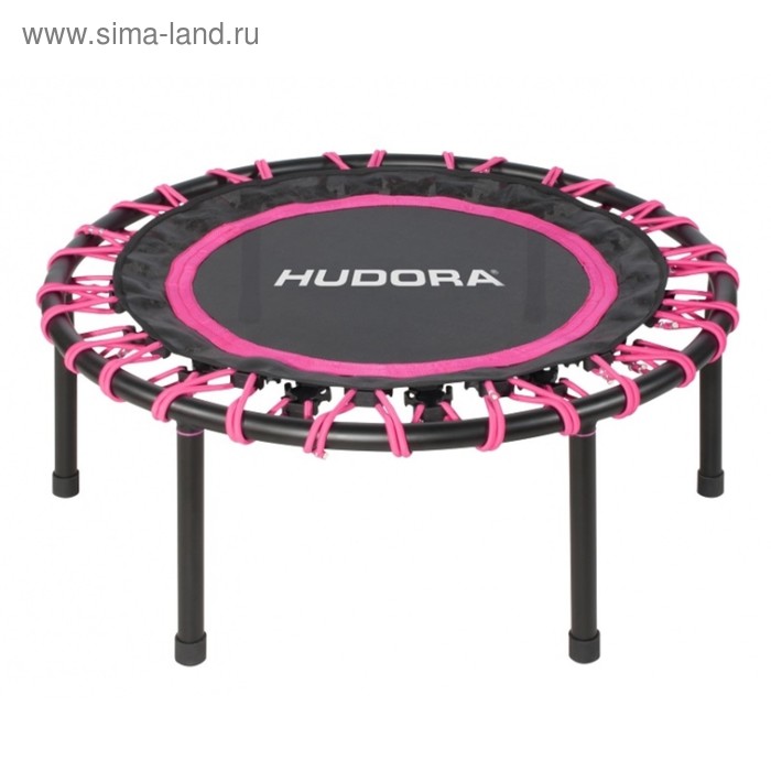фото Фитнес-батут hudora trampolin sky 91, цвет черно-розовый