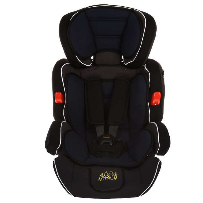 Автокресло-бустер BXS-208, группа 1-2-3, цвет тёмно-синий