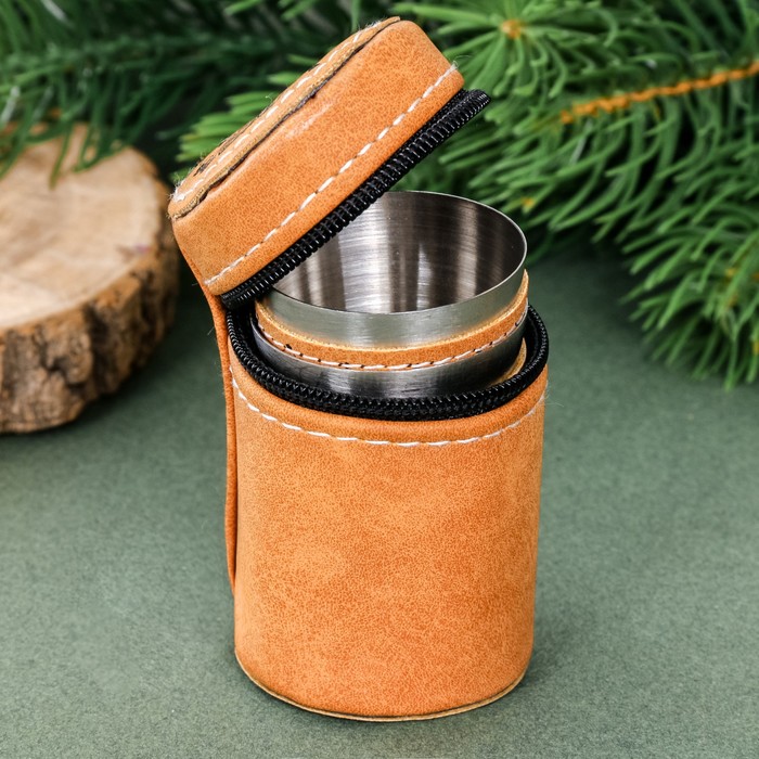 Набор стопок в чехле "Русская рыбалка", 30 мл, 3 шт.