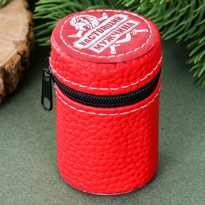 Набор стопок в чехле "Настоящий мужчина", 30 мл, 3 шт.