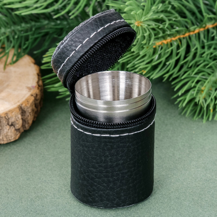 Набор стопок в чехле "Набор настоящего мужика", 30 мл, 3 шт.