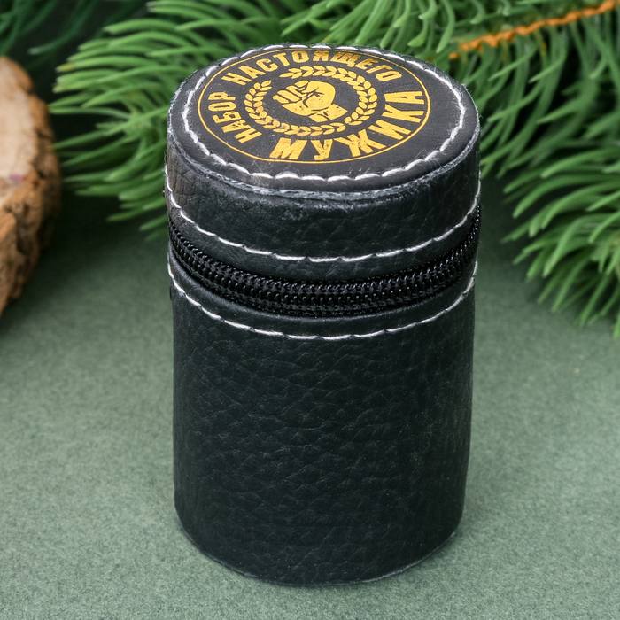 Набор стопок в чехле "Набор настоящего мужика", 30 мл, 3 шт.