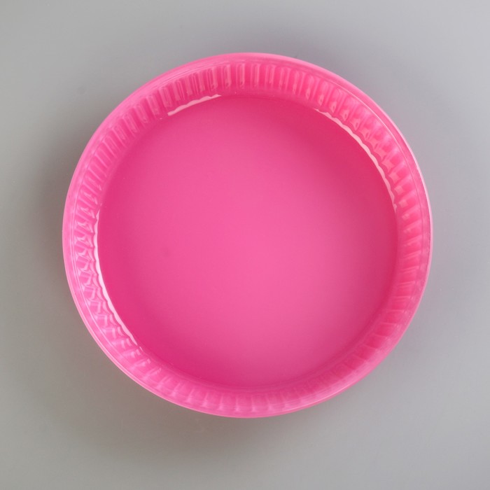 Форма для СВЧ 26 см, круглая, 1,72 л, цвет розовый