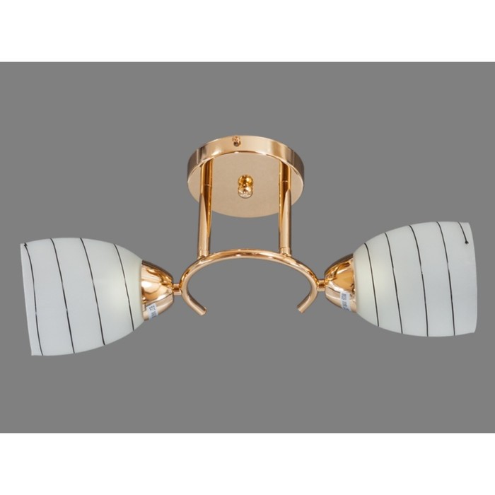 Люстра "Адеола" 2xE27 60Вт золото