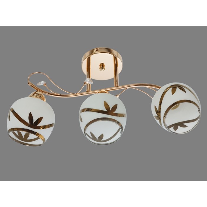 Люстра "Азия " 3xE14 60Вт золото