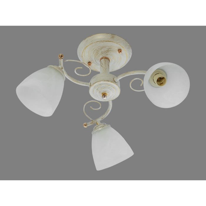 Люстра "Ально" 3xE27 60Вт белый