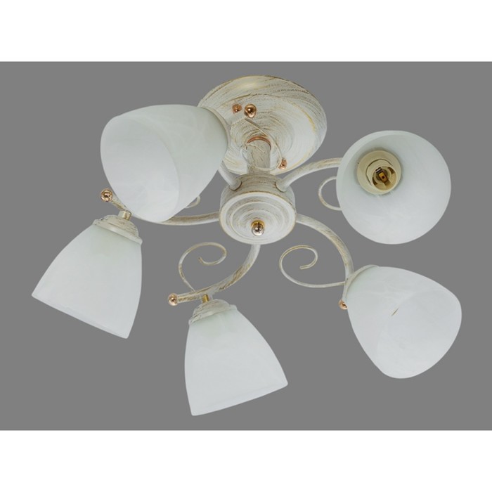 Люстра "Ально" 5xE27 60Вт белый