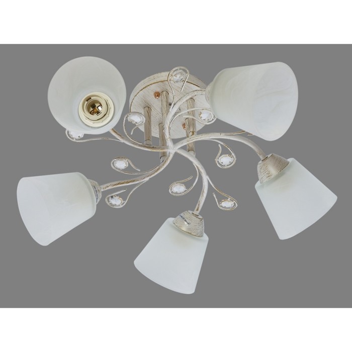 Люстра "Джия " 5xE27 60Вт белый