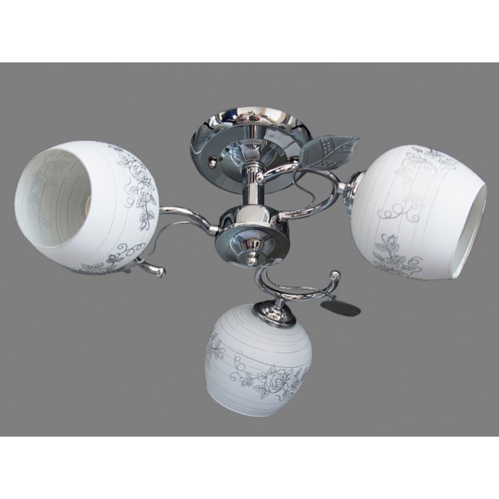 Люстра "Милена" 3xE27 60Вт хром