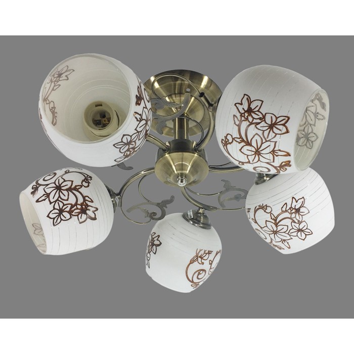 Люстра "Давина " 5xE27 60Вт бронза