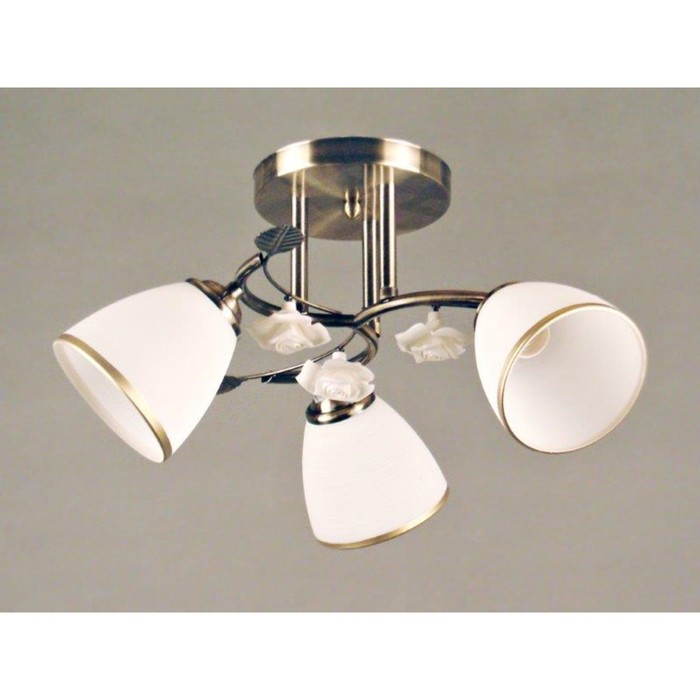 Люстра "Джинна " 3xE27 60Вт бронза