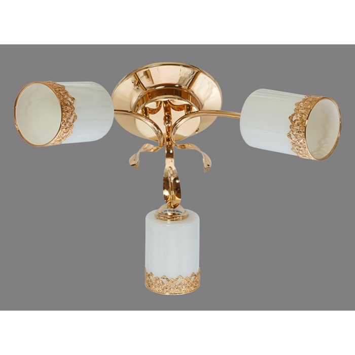 Люстра "Джинти " 3xE27 60Вт золото