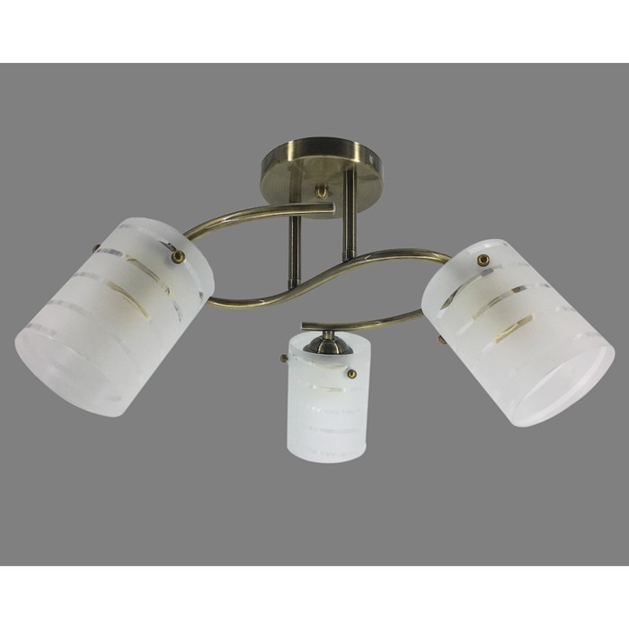 Люстра "Дина " 3xE27 60Вт бронза