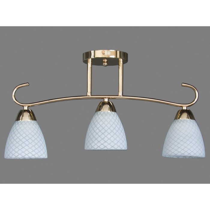 Люстра "Сенти" 3xE27 60Вт золото