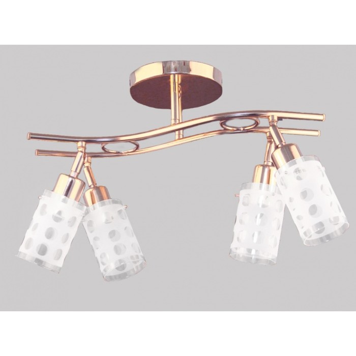 Люстра "Мэйси " 4xE27 60Вт золото