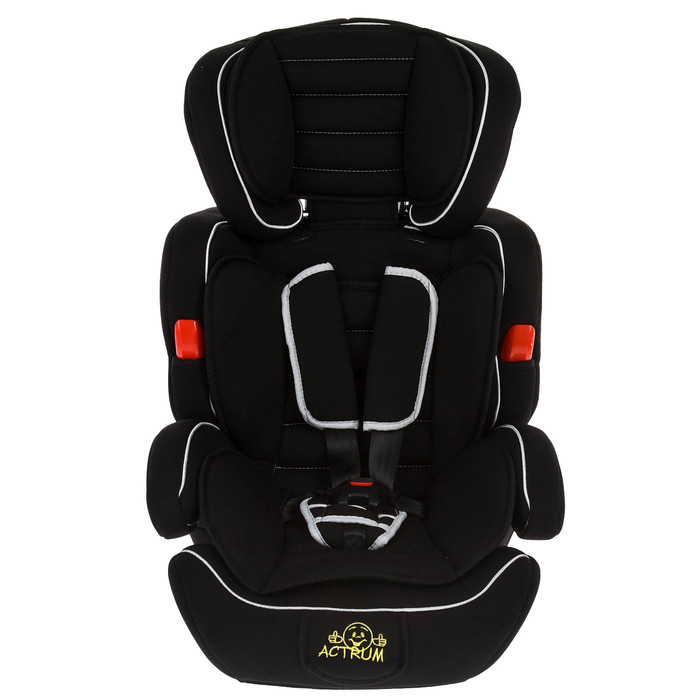 Автокресло-бустер BXS-208, группа 1-2-3, цвет белый кант