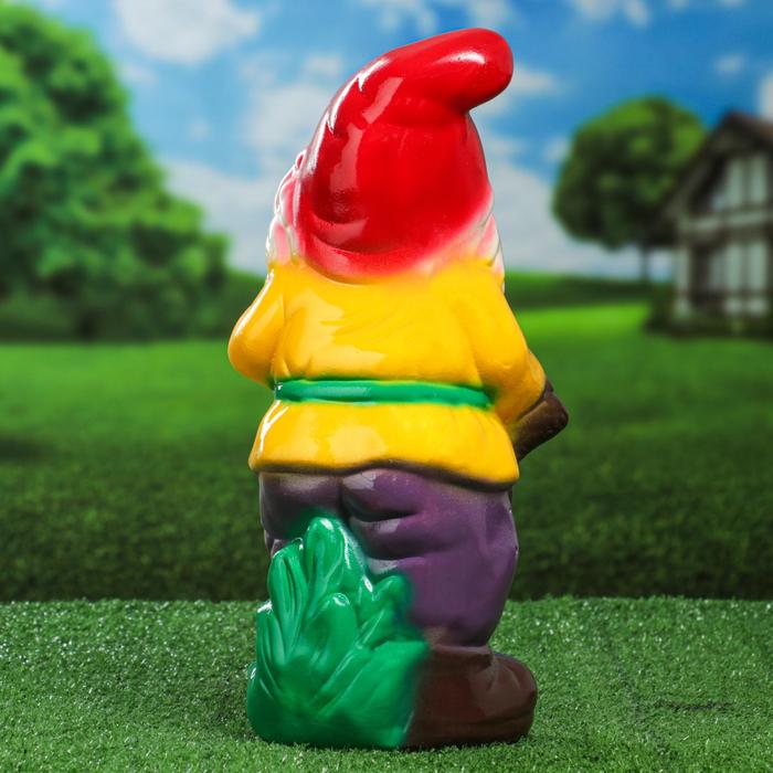 Сувенир-садовый "Гном с ножницами"