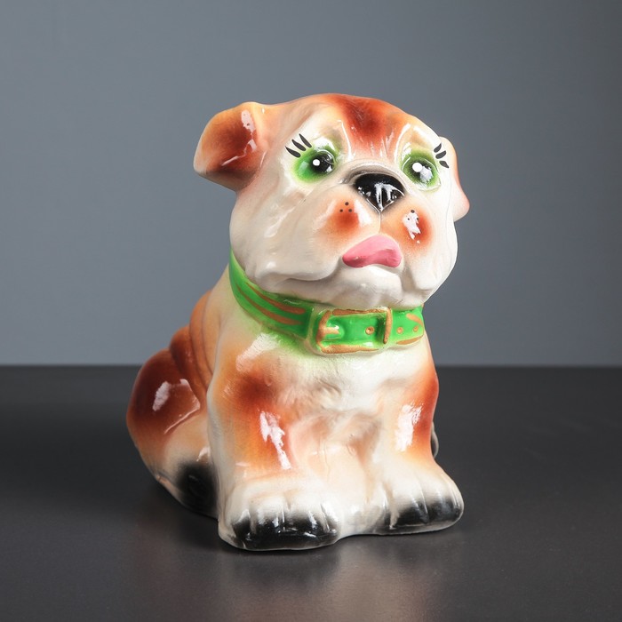 Копилка "Щенок в ошейнике"