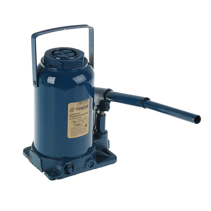 Домкрат гидравлический бутылочный TUNDRA comfort 16 т, телескопический 232-567 мм