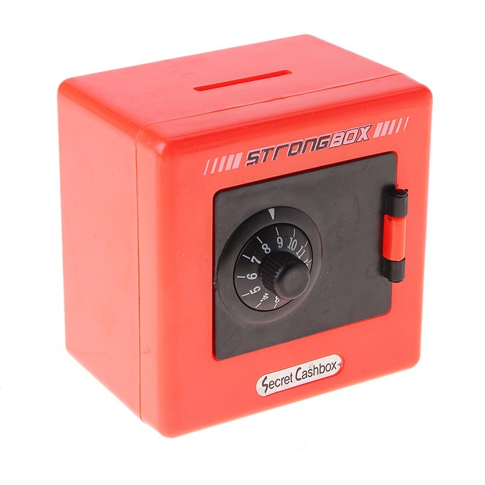 Копилка "Сейф кодовый" средний МИКС