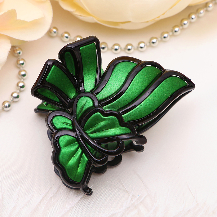 Краб для волос "Кантик" 6 см бабочка, микс