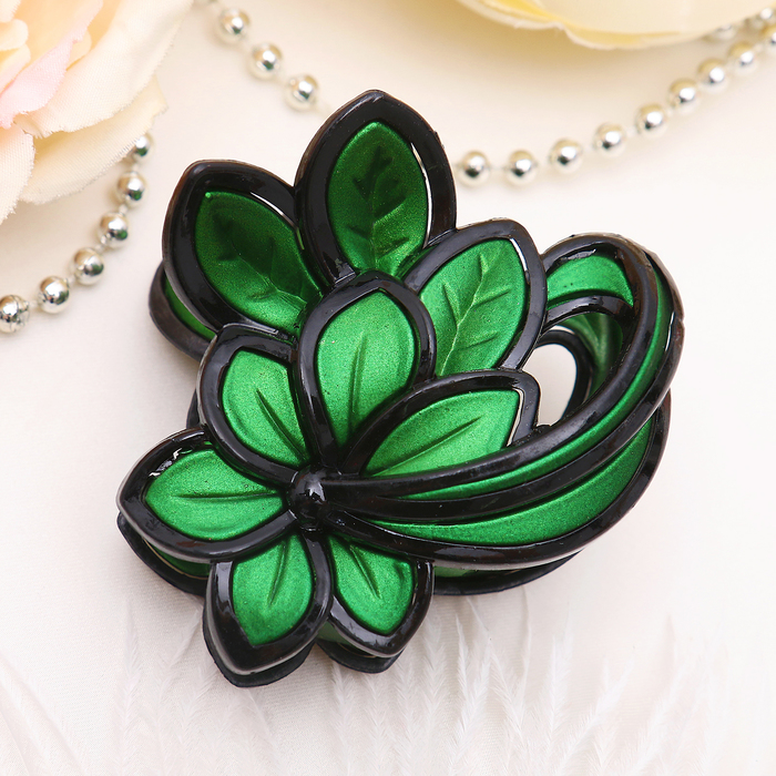 Краб для волос "Кантик"6 см фиалка, микс