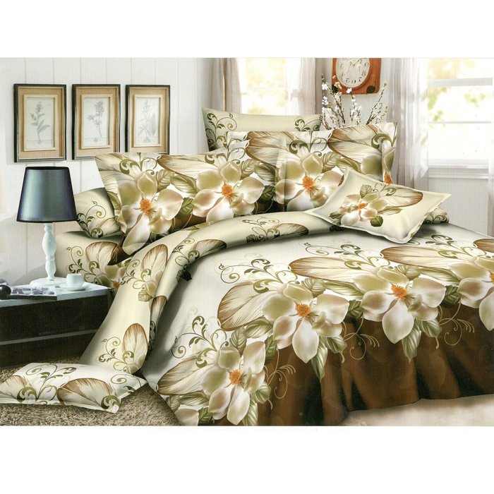 Постельное бельё 1,5 сп. Galla диз. 922 R, 150х220, 150х220, 70х70 - 2 шт. полисатин