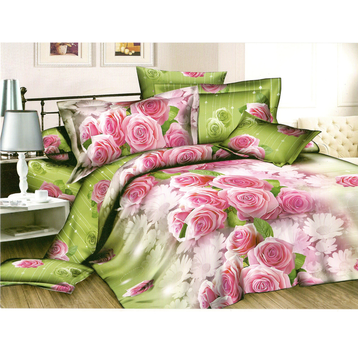 Постельное бельё евро Galla диз. 787 R 220х240, 200х220, 70х70-2 шт., 50х70-2 шт. полисатин