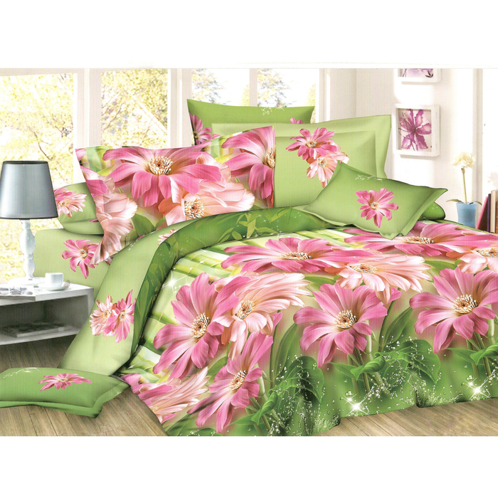 Постельное бельё евро Galla диз. 1084/2 R 220х240, 200х220, 70х70-2 шт., 50х70-2 шт. полисатин