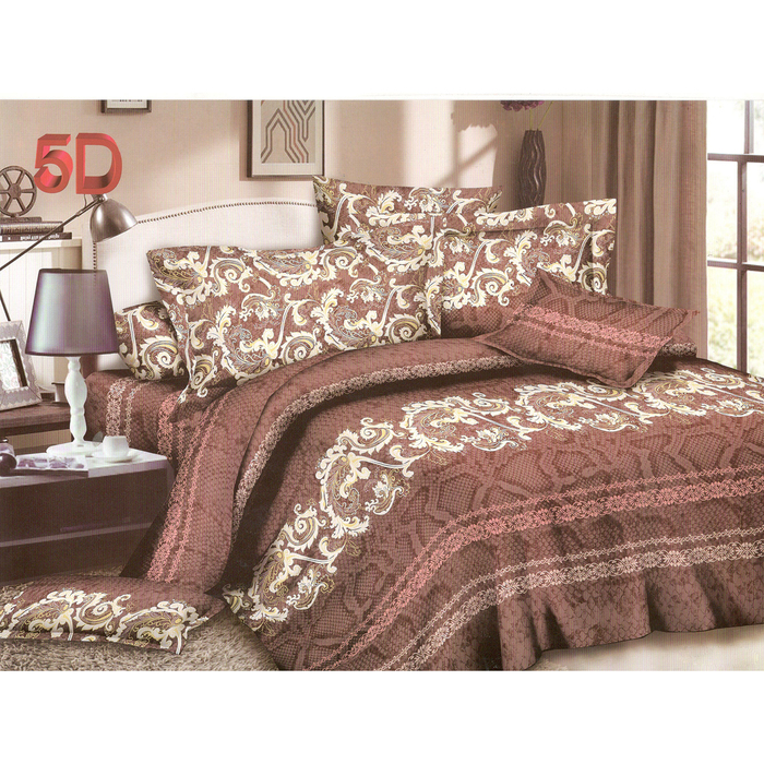 Постельное бельё евро Galla диз. 263/9 XHY R 220х240, 200х220, 70х70-2 шт., 50х70-2 шт. полисатин