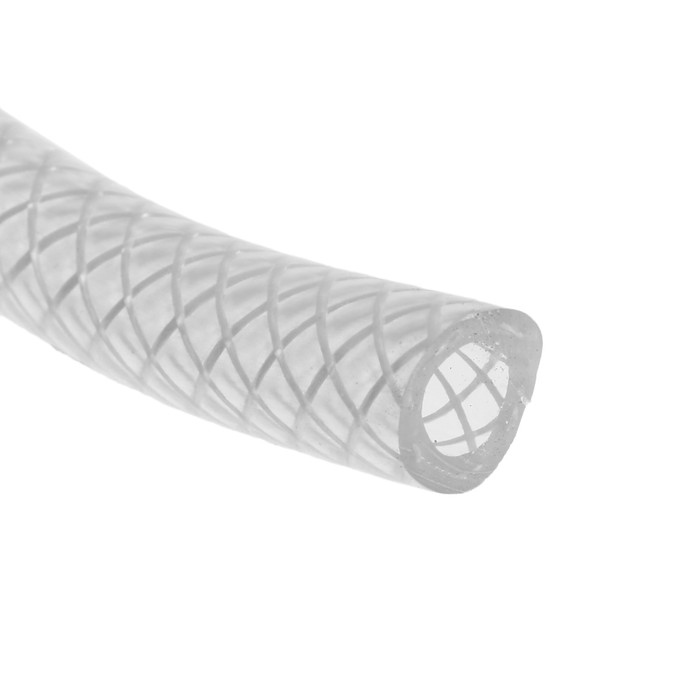 Шланг, ПВХ, d=10 мм, стенка 2.5 мм, L=10 м, напорный, пищевой, 3-слойный, армированный