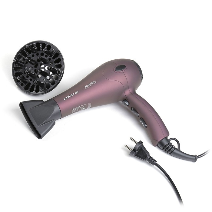 Фен Polaris PHD 2253TDi Megapolis Collection, 2200 Вт, фиолетовый